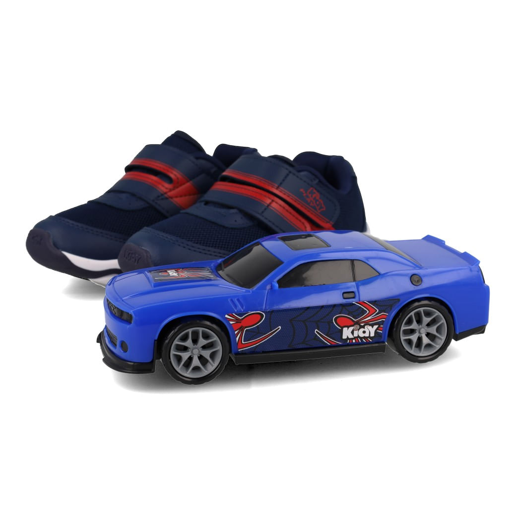 Kidy Tenis 007-0824-1049 Marinho-Vermelho Sint_12__
